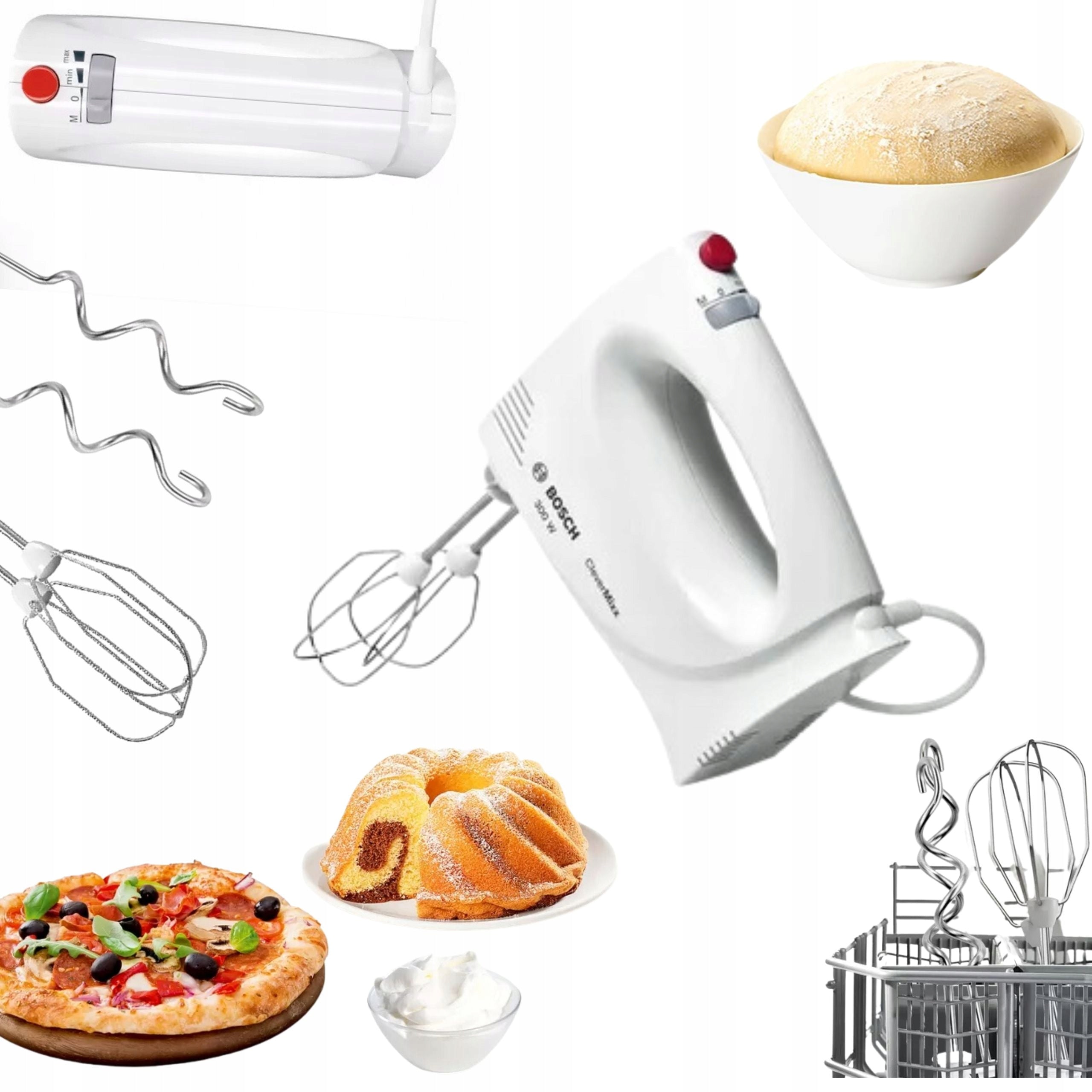 Hand mixer Bosch MFQ3010 300 W white