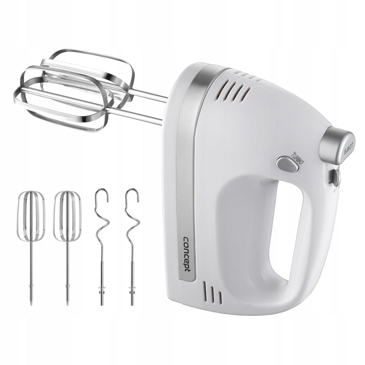 Hand mixer Concept SR3390 500W white POWERFUL HIGH POWER