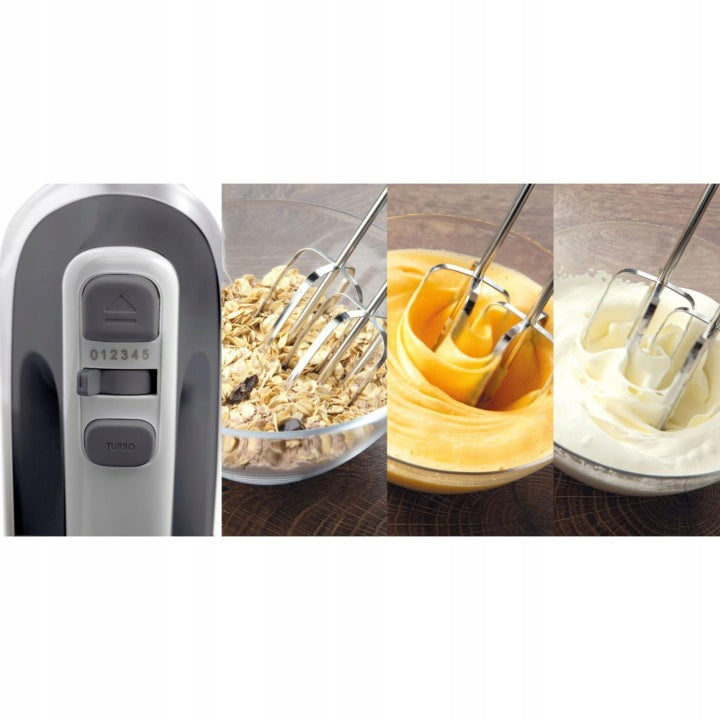 Hand mixer Gorenje M500DCBK 500W 5 gears TURBO Smart Control function Dominant color black