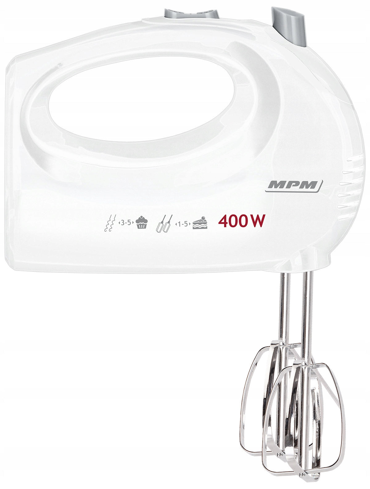 Hand mixer MPM MMR-25 400 W white Packaging status original