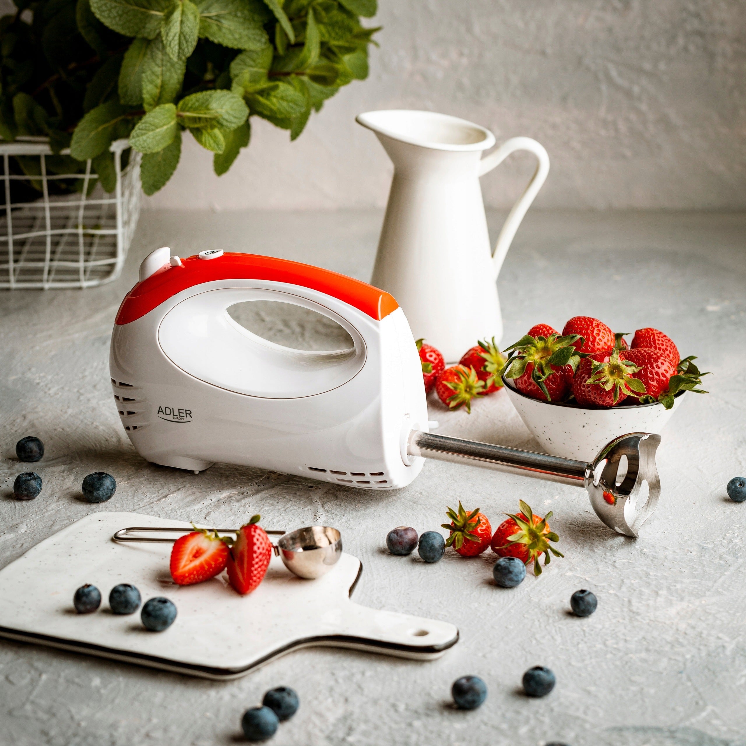 Hand mixer food processor 550W turbo 5 speed with blending cap Packaging status original