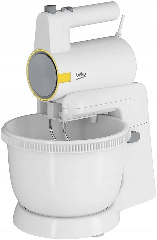 Hand mixer with bowl BEKO HMM62444W food processor