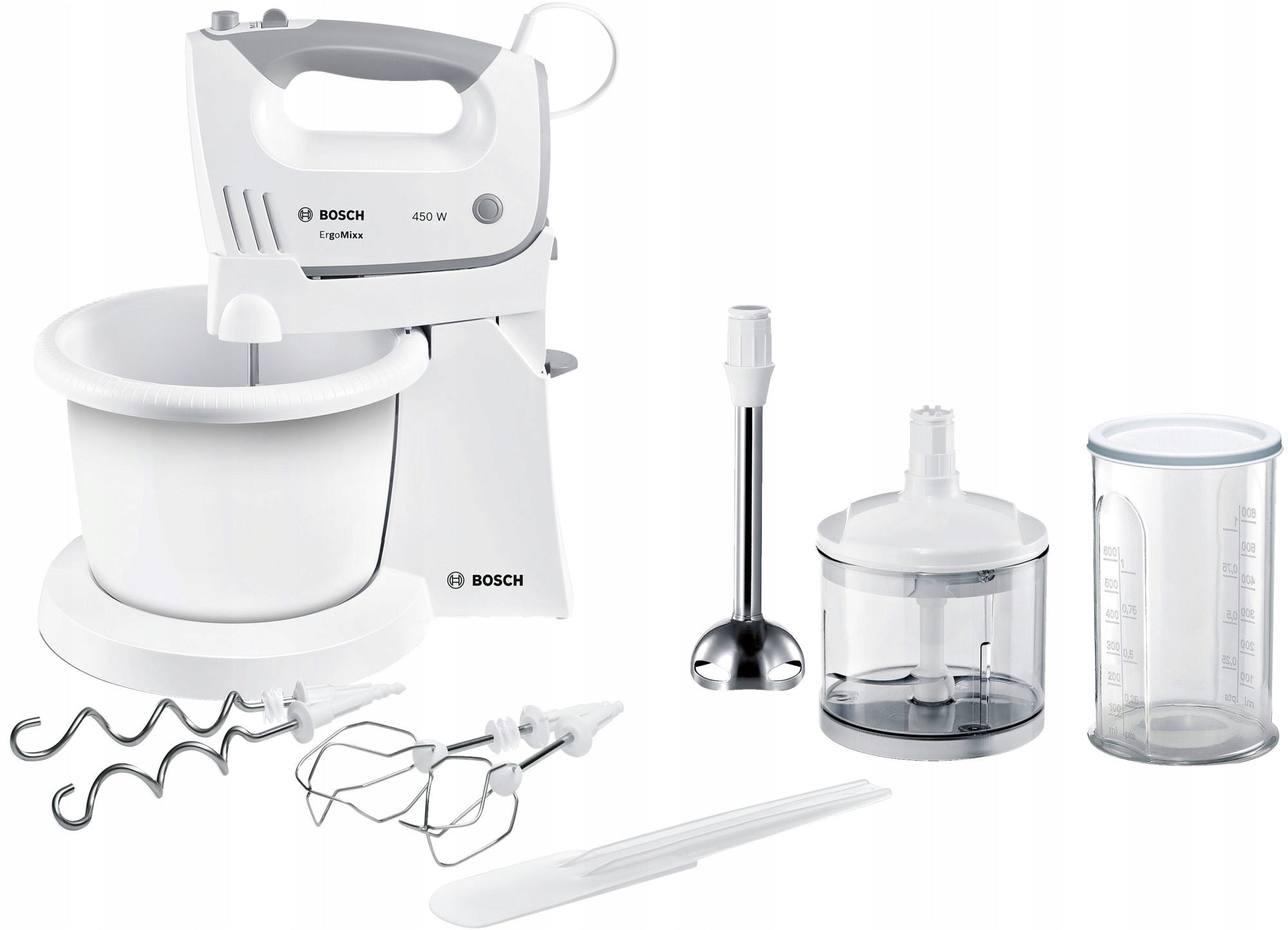 Hand mixer with bowl Bosch ErgoMixx MFQ36490 Blender Incisor Powerful 450W Brand Bosch