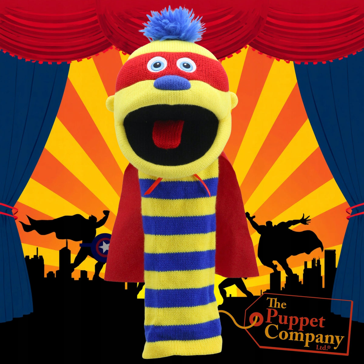 Hand puppet for learning communication and expressing SOX emotions Packaging status original
