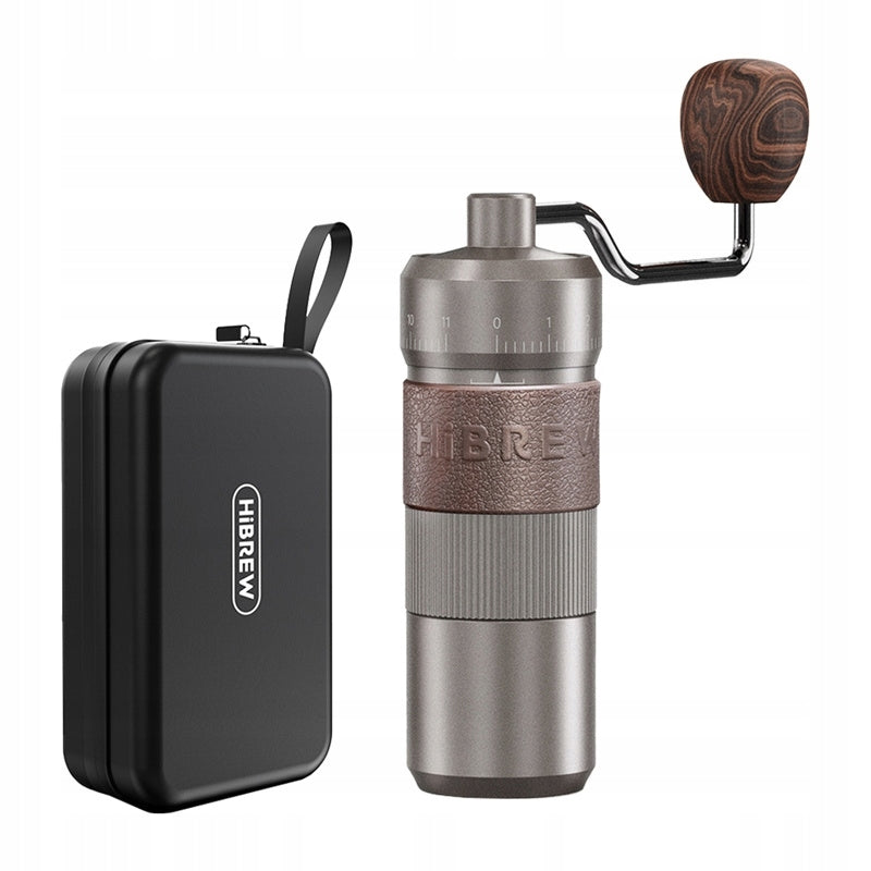 Handheld Coffee Grinder Adjustable Grinding Hibrew G4b Solid Incandescent