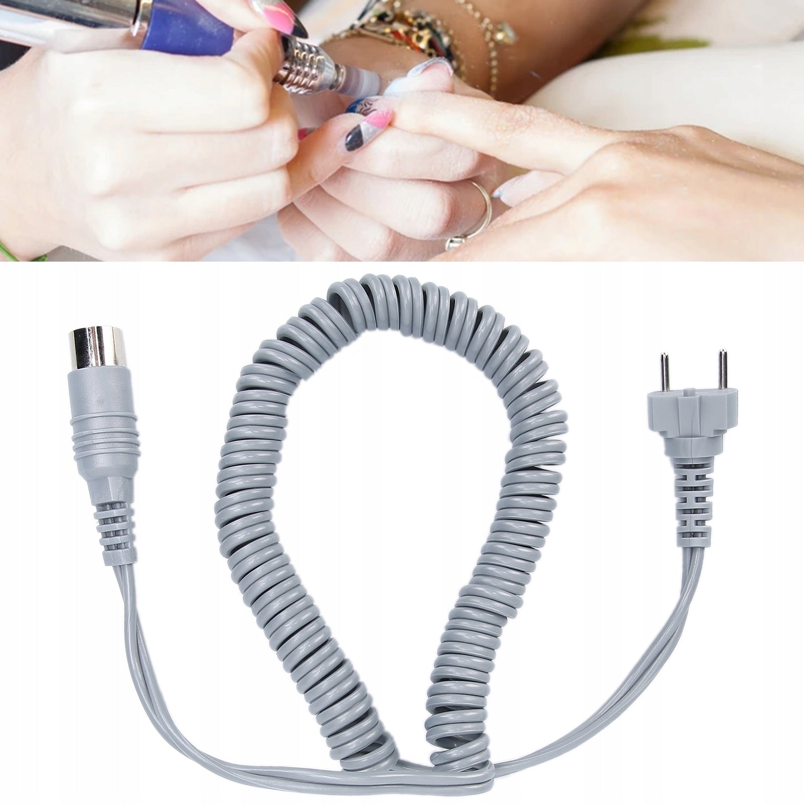Handheld Nail Milling Machine with Power Cord Grey Packaging status original