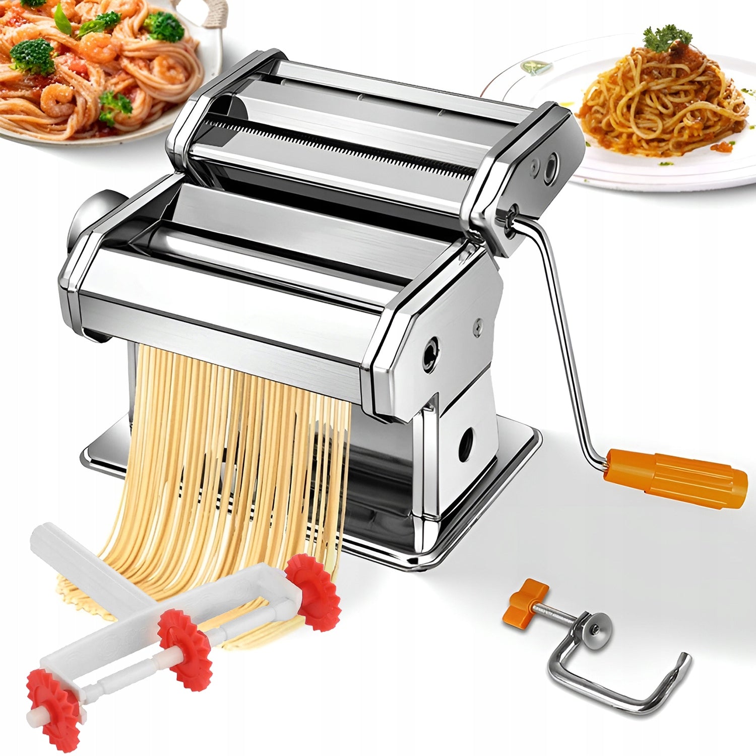 Handheld Pasta Machine Cakes Stainless Steel 3in1 SLICER Set XXL