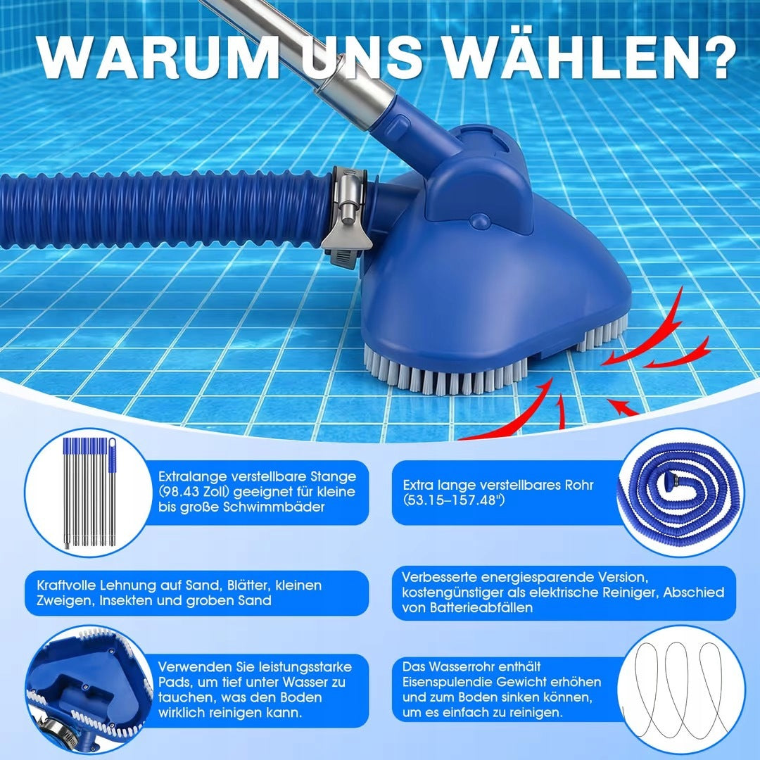 Handheld Triangular Pool Vacuum Cleaner Manufacturer code Ręczny trójkątny odkurzacz do basenu