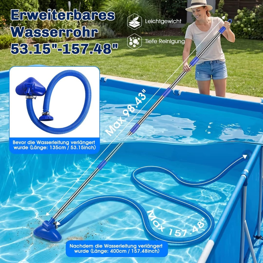 Handheld Triangular Pool Vacuum Cleaner Packaging status original