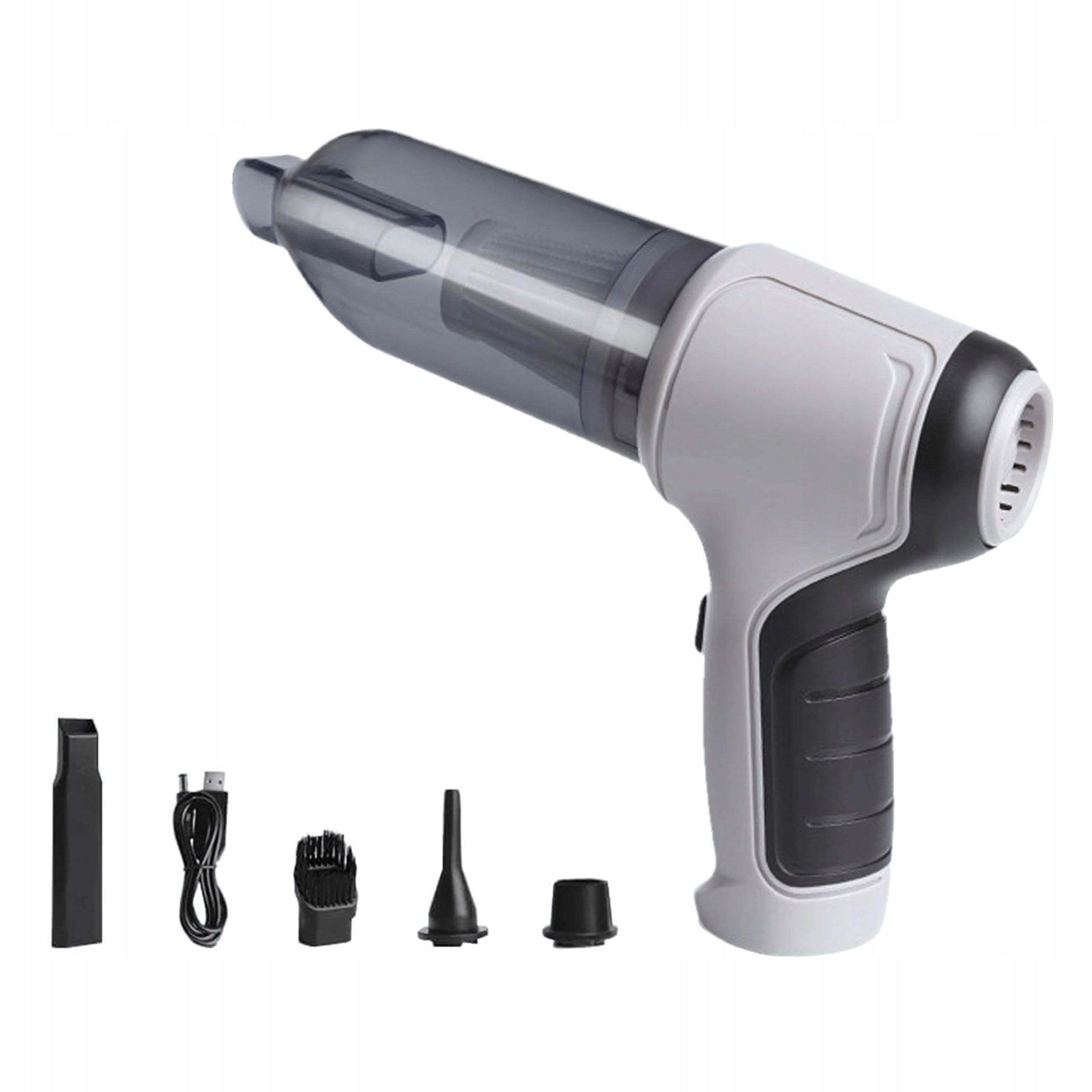 Handheld Vacuum Cleaner ADM Bagless Car Vacuum Cleaner Wireless Grey