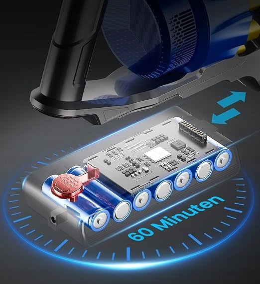 Handheld Vacuum Cleaner ANYSON CORDLESS VACUUM CLEANER POWERFUL black Brand no brand
