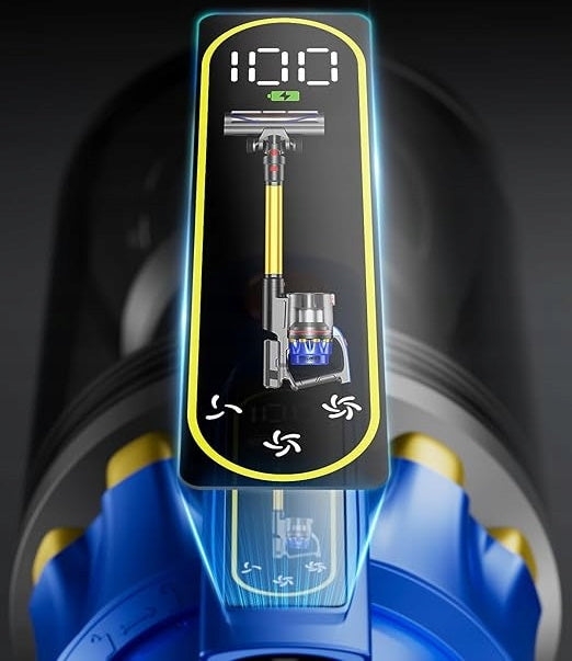 Handheld Vacuum Cleaner ANYSON CORDLESS VACUUM CLEANER POWERFUL black Dominant color black