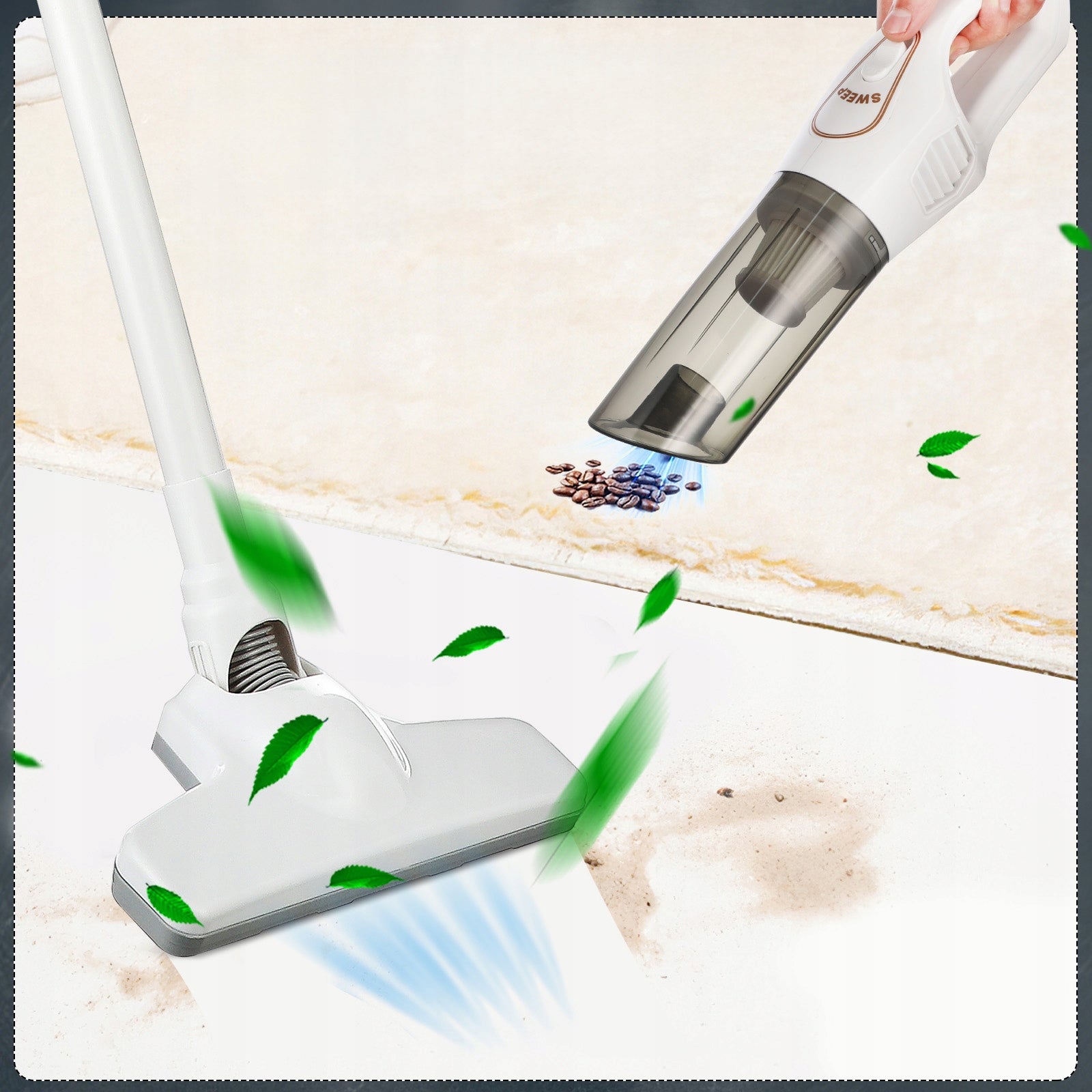 Handheld Vacuum Cleaner Rechargeable Car Cleaner 10000Pa Superior Suction Manufacturer code Emulitivt01
