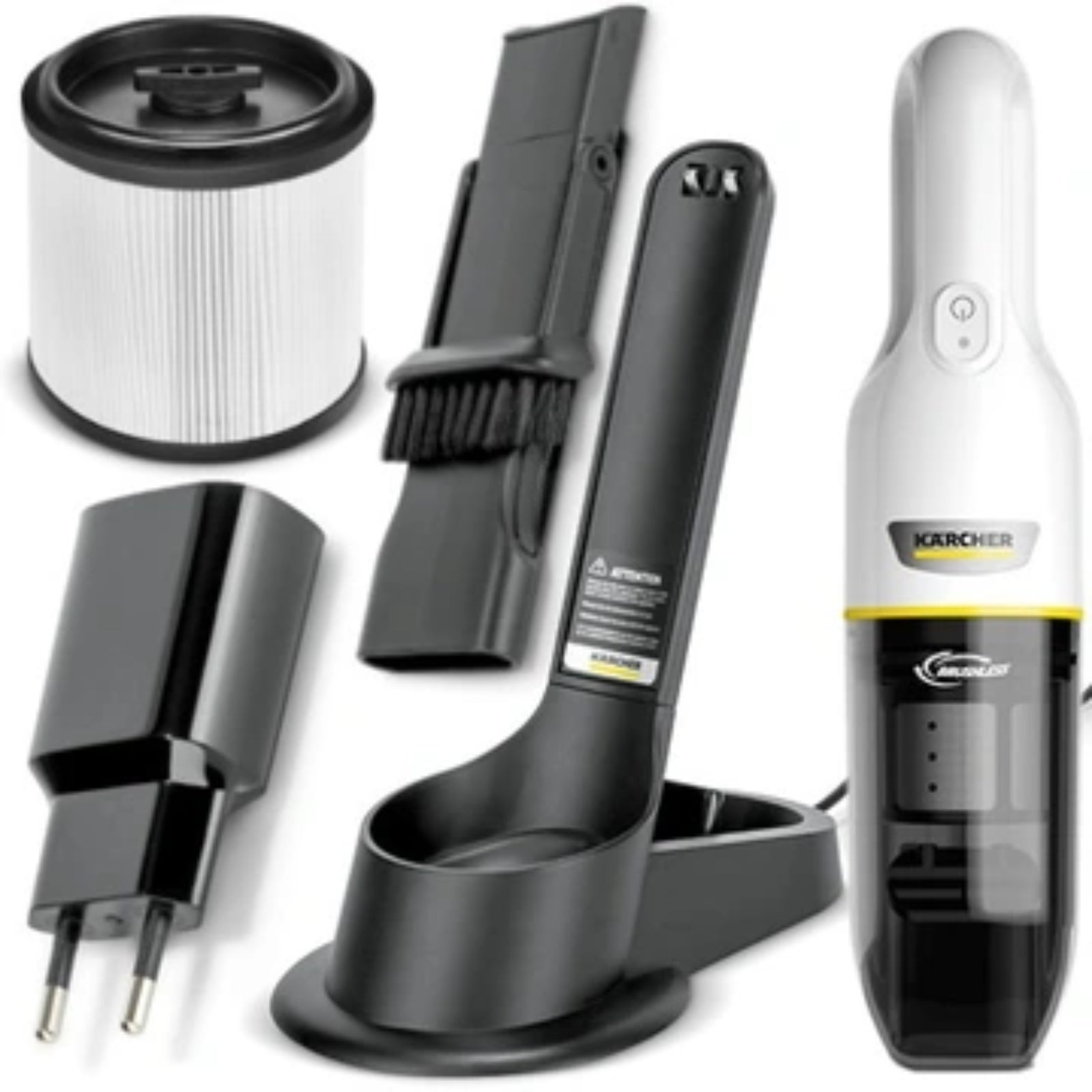 Handheld car vacuum cleaner Karcher CVH 3 PLUS white | 1.198-350.0 EAN (GTIN) 4054278990514