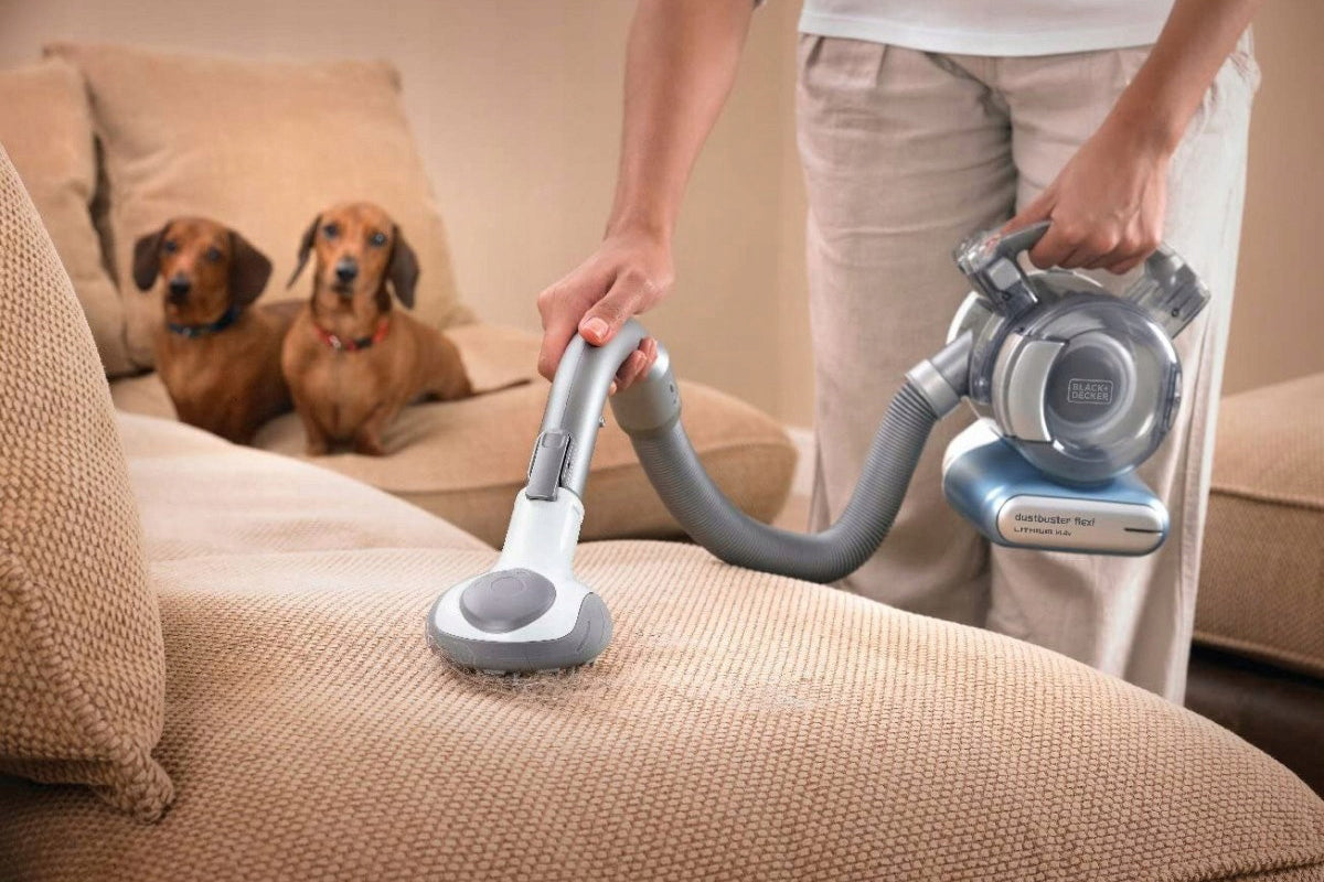 Handheld vacuum cleaner Black+Decker Flexi silver/grey Brand Black+Decker