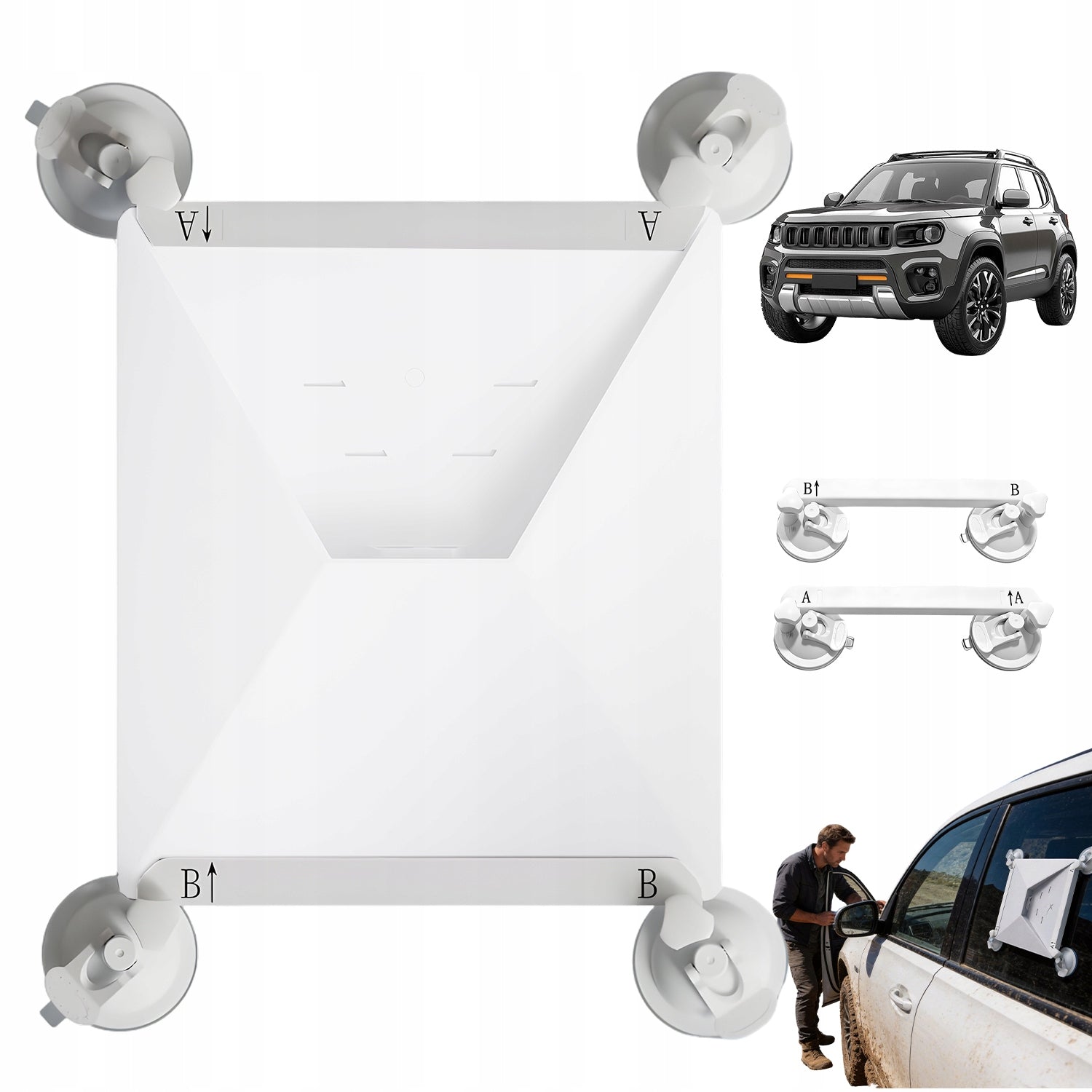 Handle with suction cup Starlink Mini stable - for car windows and roofs