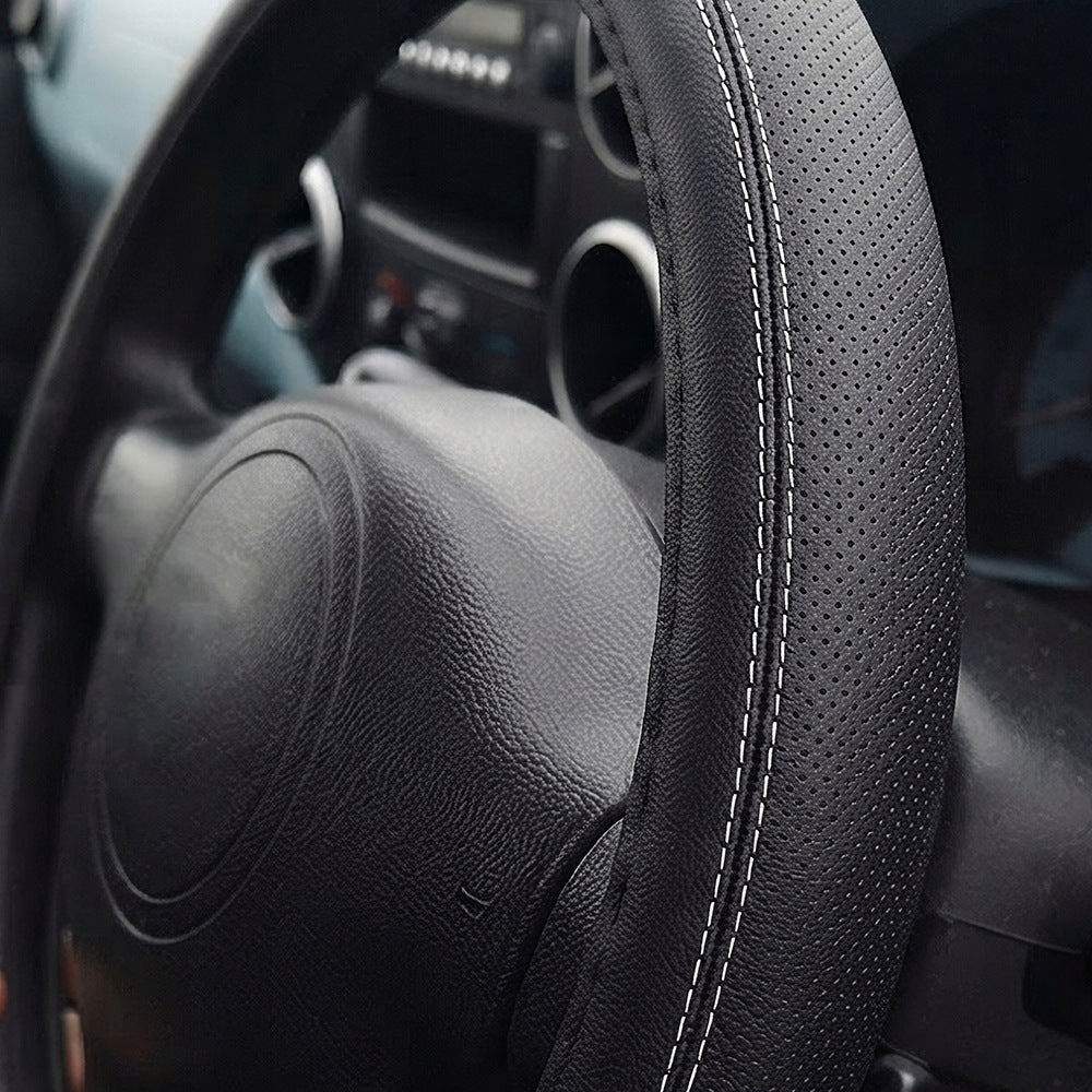 Handlebar rim leather breathable 38cm - elastic, non-slip Packaging status original