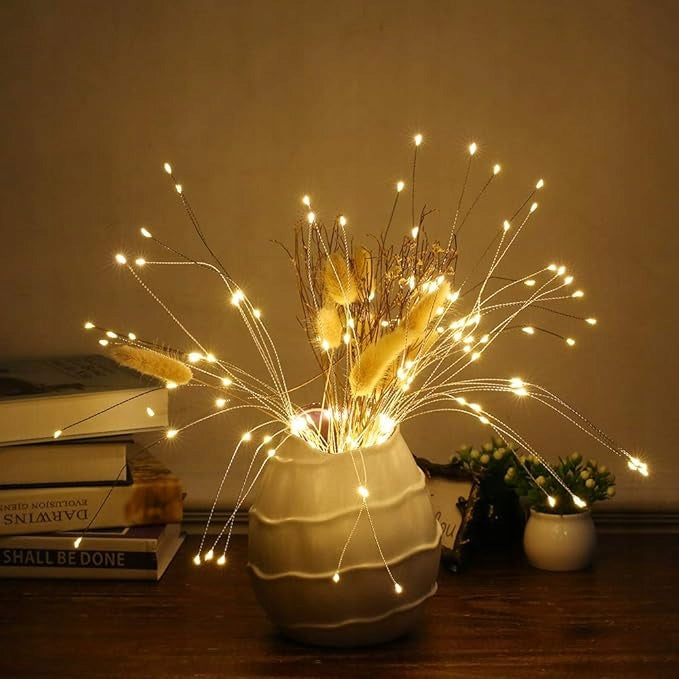 Hanging Christmas tree lights star fireworks LED 2 pcs. Packaging status original