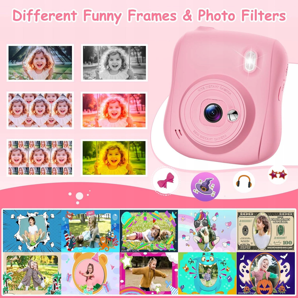 Hangrui Kids Digital Camera with Instant Printing Manufacturer code B0F1FMYZ1X