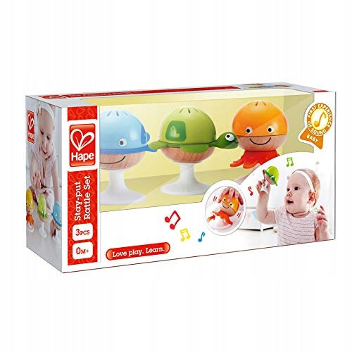 Hape Set of rattles with sea suction cups