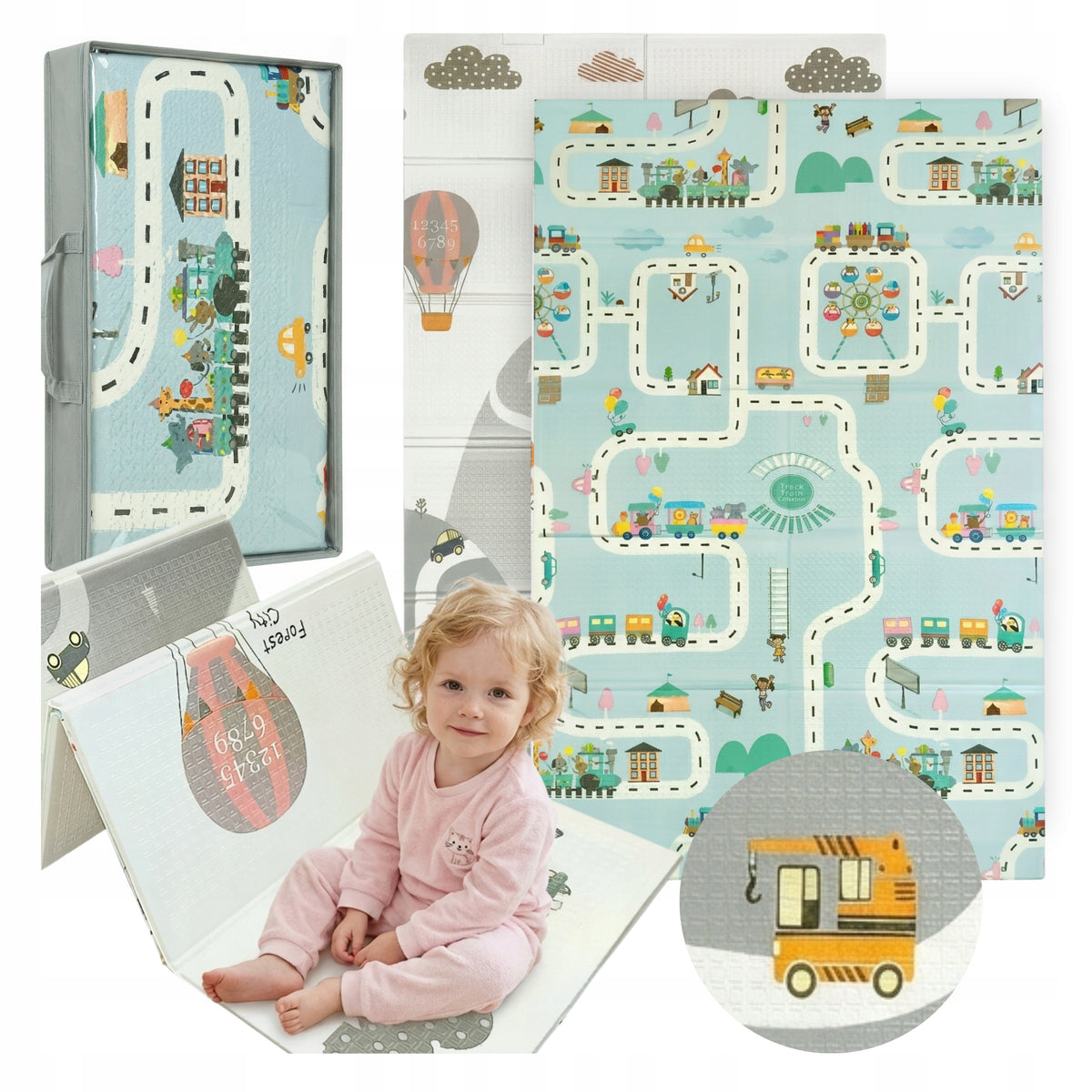 Happy Kiddo Folding Double Sided 120x180 cm XPE