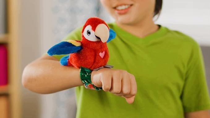 Happy Yappers Parrot Interactive Red – Repeats, Sings Kind interactive stuffed toys