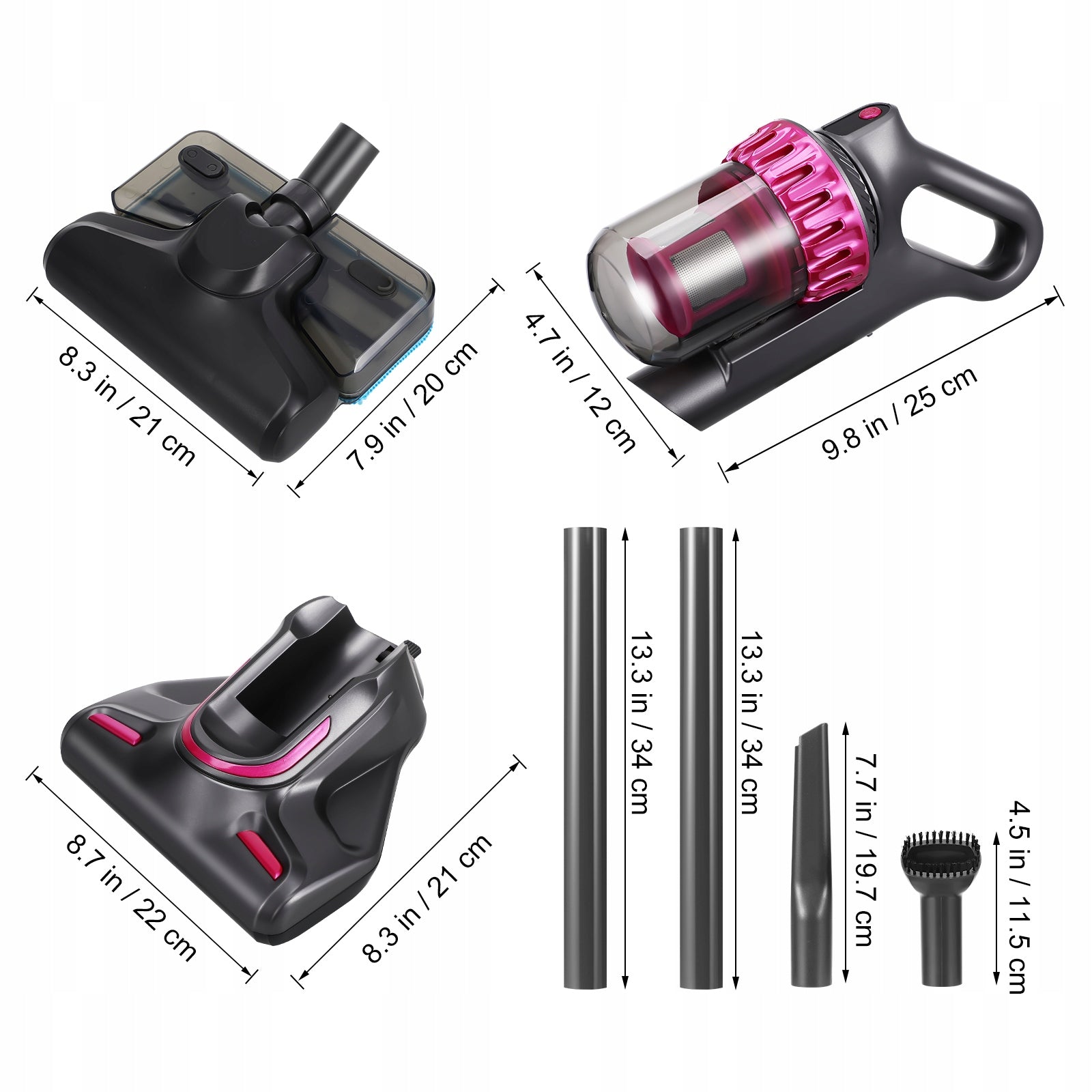 Happyyami Cordless Vacuum Cleaner purple HB-807 PRO Manufacturer code 4896009006299