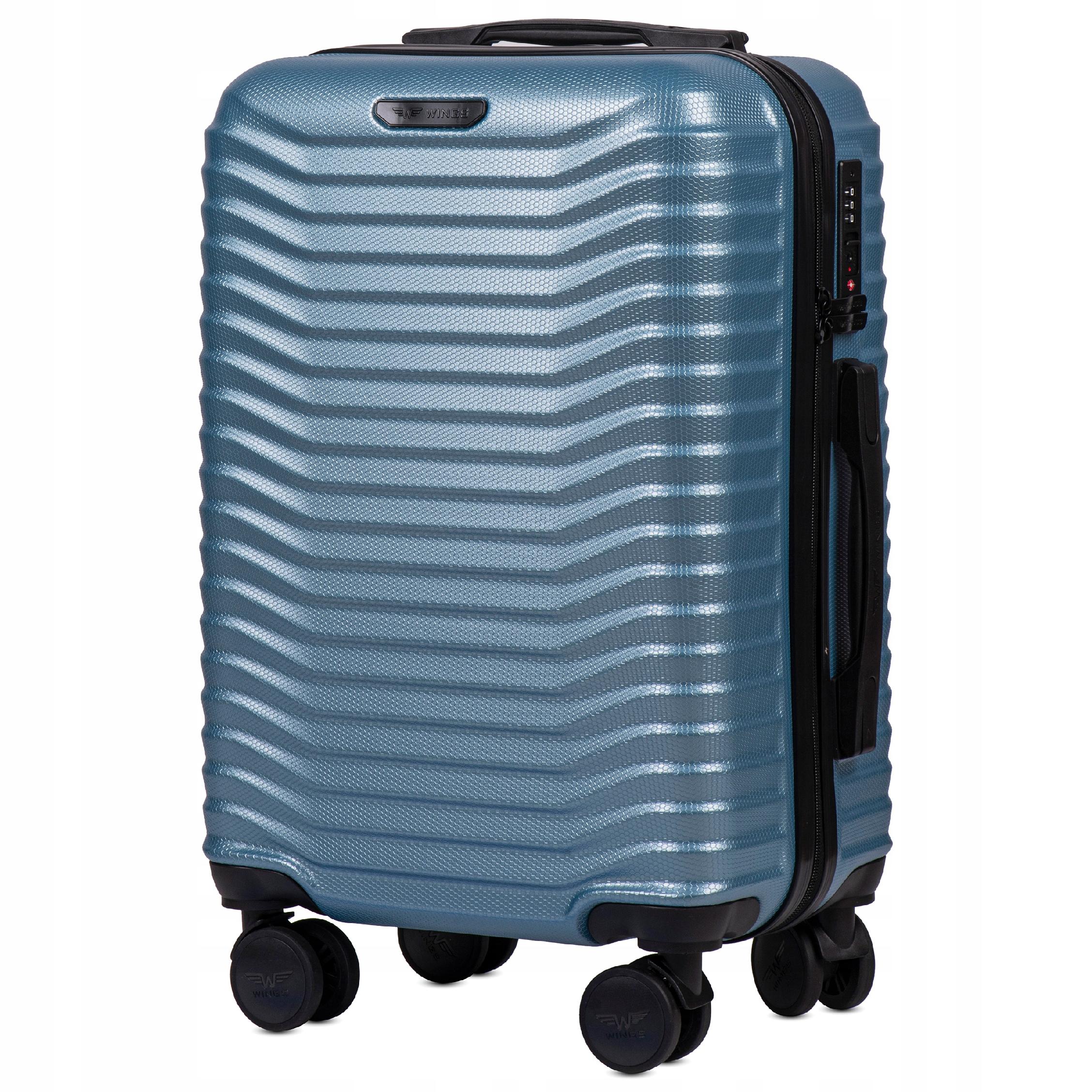 Hard cabin suitcase Wings polycarbonate (polycarbonate) sea eagle 38 l