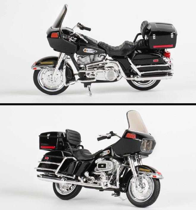 Harley-Davidson FLT Tour Glide 1988 Black 1:18 Maisto - collector's model Brand Maisto