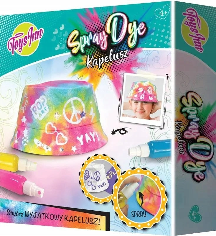 Hat for decorating spray dye STNUX