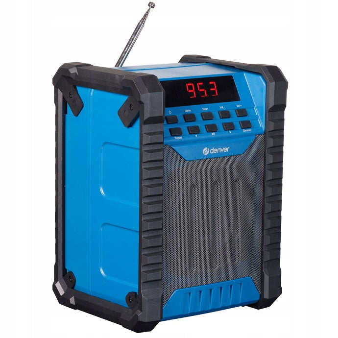 Havy duty radio Denver WRB-60 FM and Bluetooth, IP54 Packaging status original