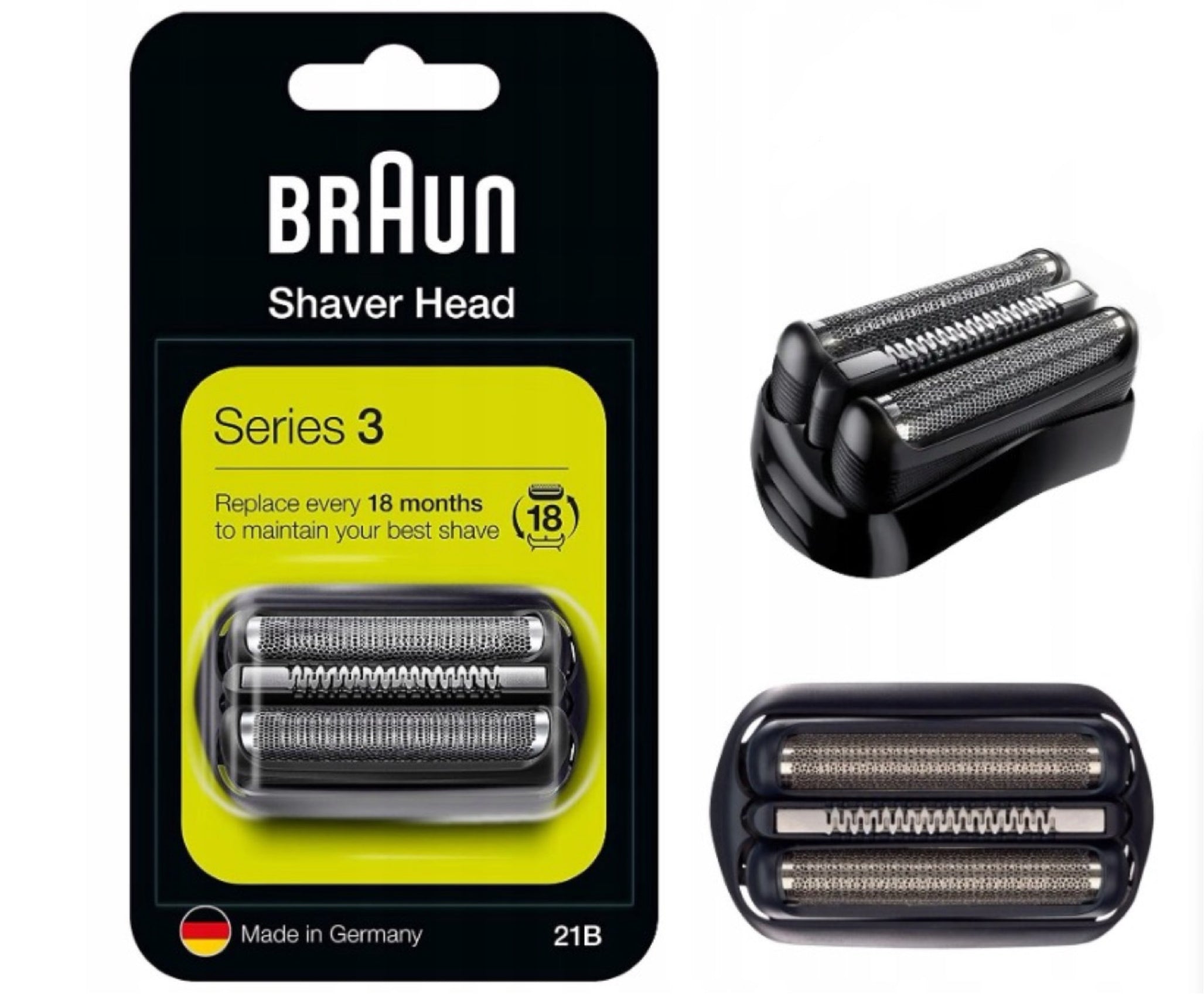 Head block blades foil Braun 21B blade knives for SERIES 3 for 32B original Manufacturer code 5824