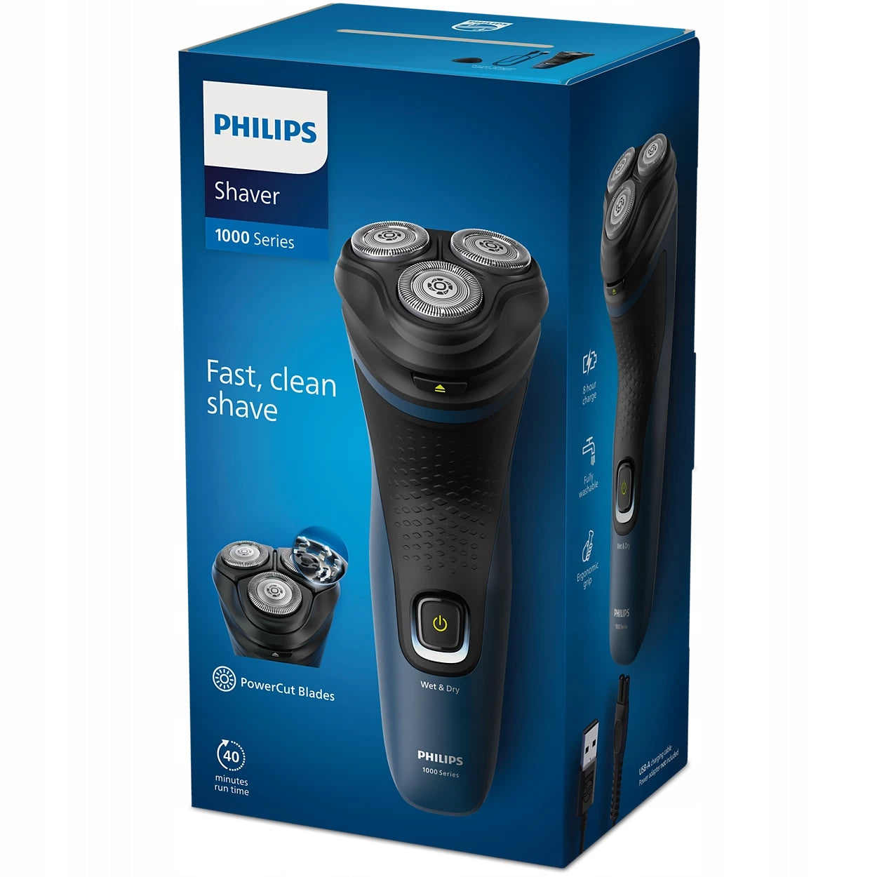 Head shaver for facial hair Philips S1151/00 black Manufacturer code Maszynka Philips Series 1000 shaver