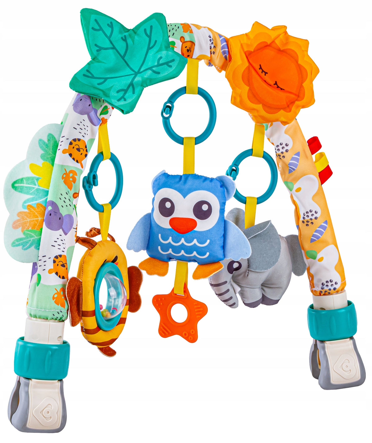 Headband Bow Pendant with Plush Toys and Cot Clip Car Seat Stroller Manufacturer code 6079 ZW