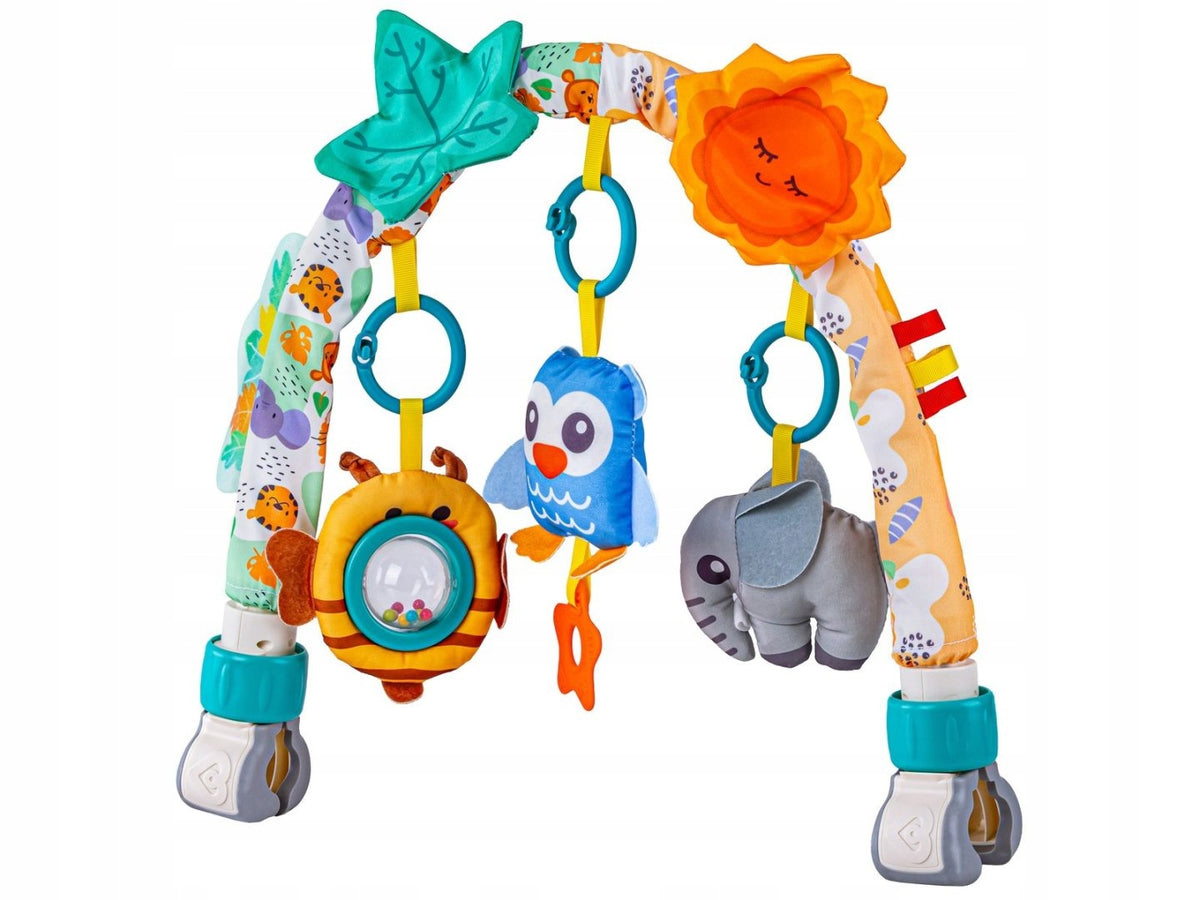 Headband Sensory Arch With Toys Cot Rattles Stroller Seat SOW Brand DK