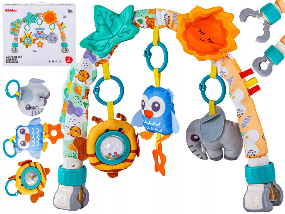 Headband Sensory Arch With Toys Cot Rattles Stroller Seat SOW