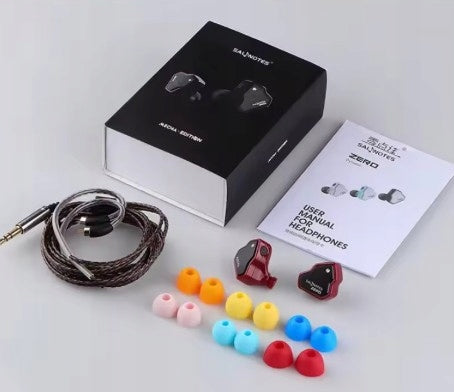 Headphones Linsoul 7Hz Salnotes ZERO, black, without microphone Packaging status original