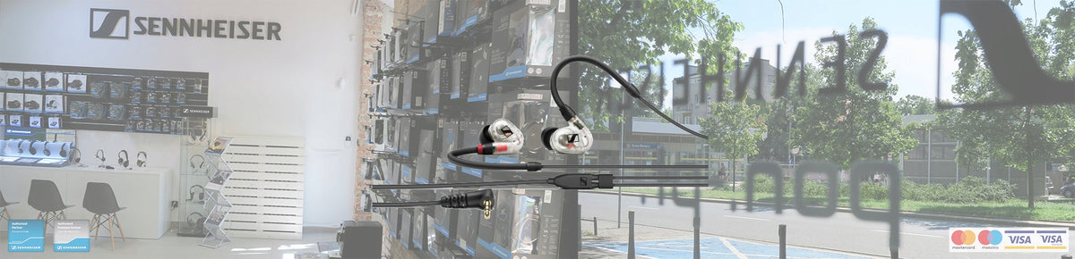 Headphones SENNHEISER IE 100 PRO CLEAR 115dB 20 Ohm 20-18000Hz + CASE Packaging status original