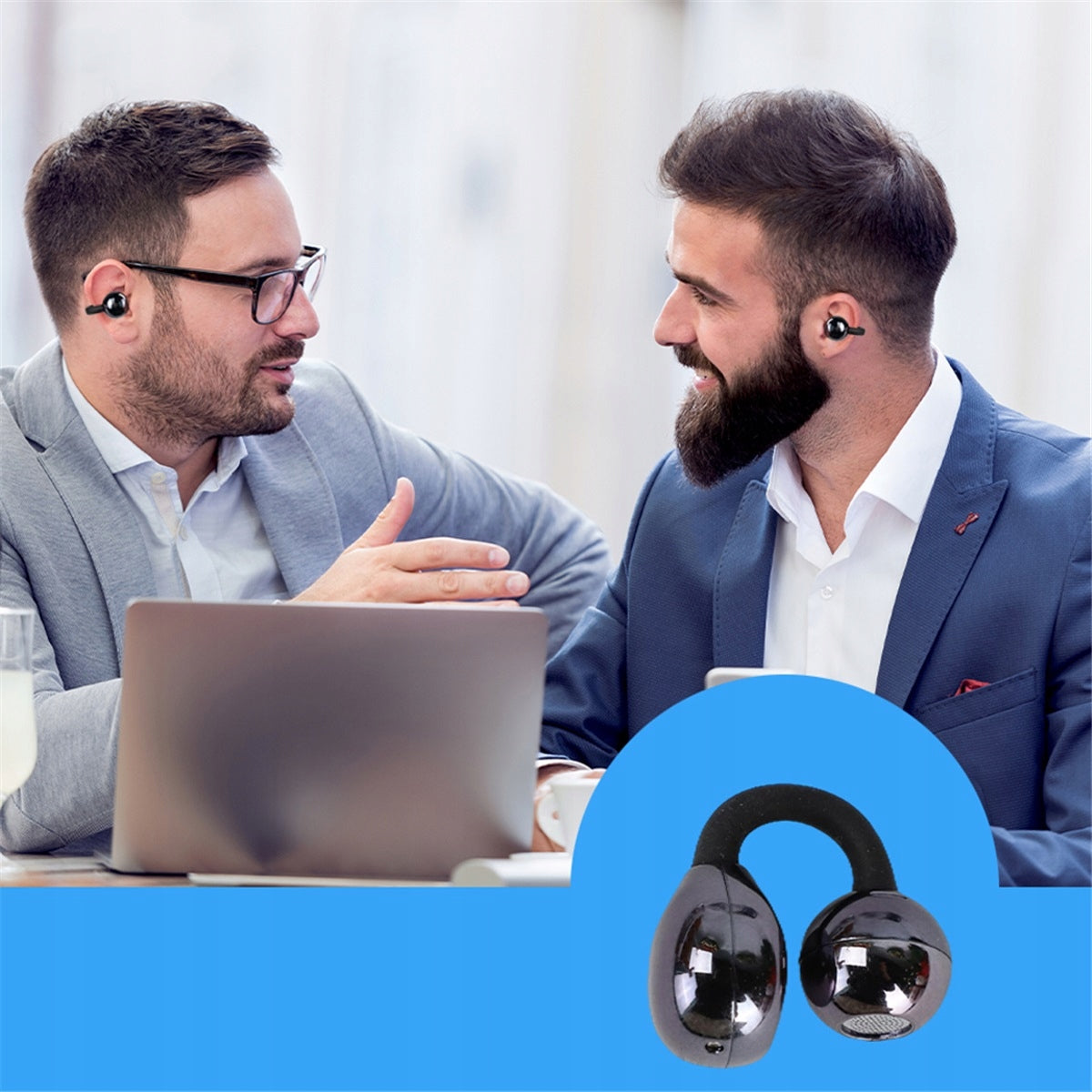 Headphones for translation 139 languages 0.5s response LED display Model odpowiedzi wyświetlacz LED