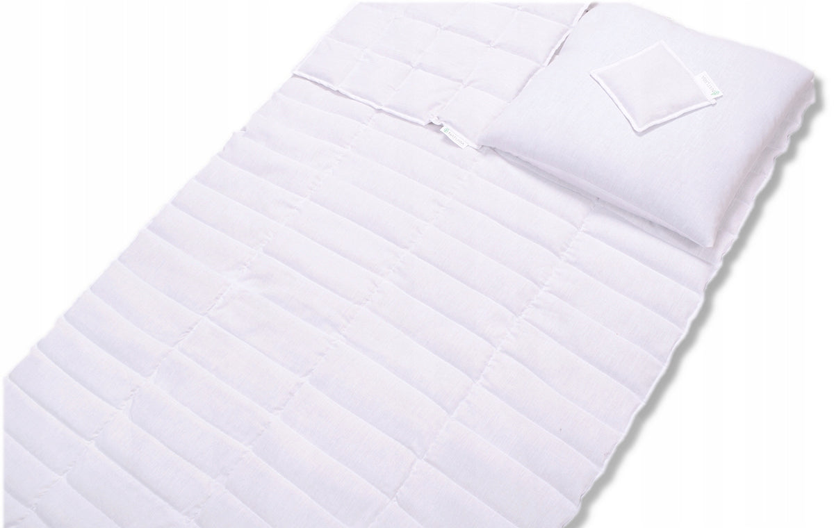 Healing Mustard Mattress + Pillows 100x70 cm Manufacturer for Back Pain Color white