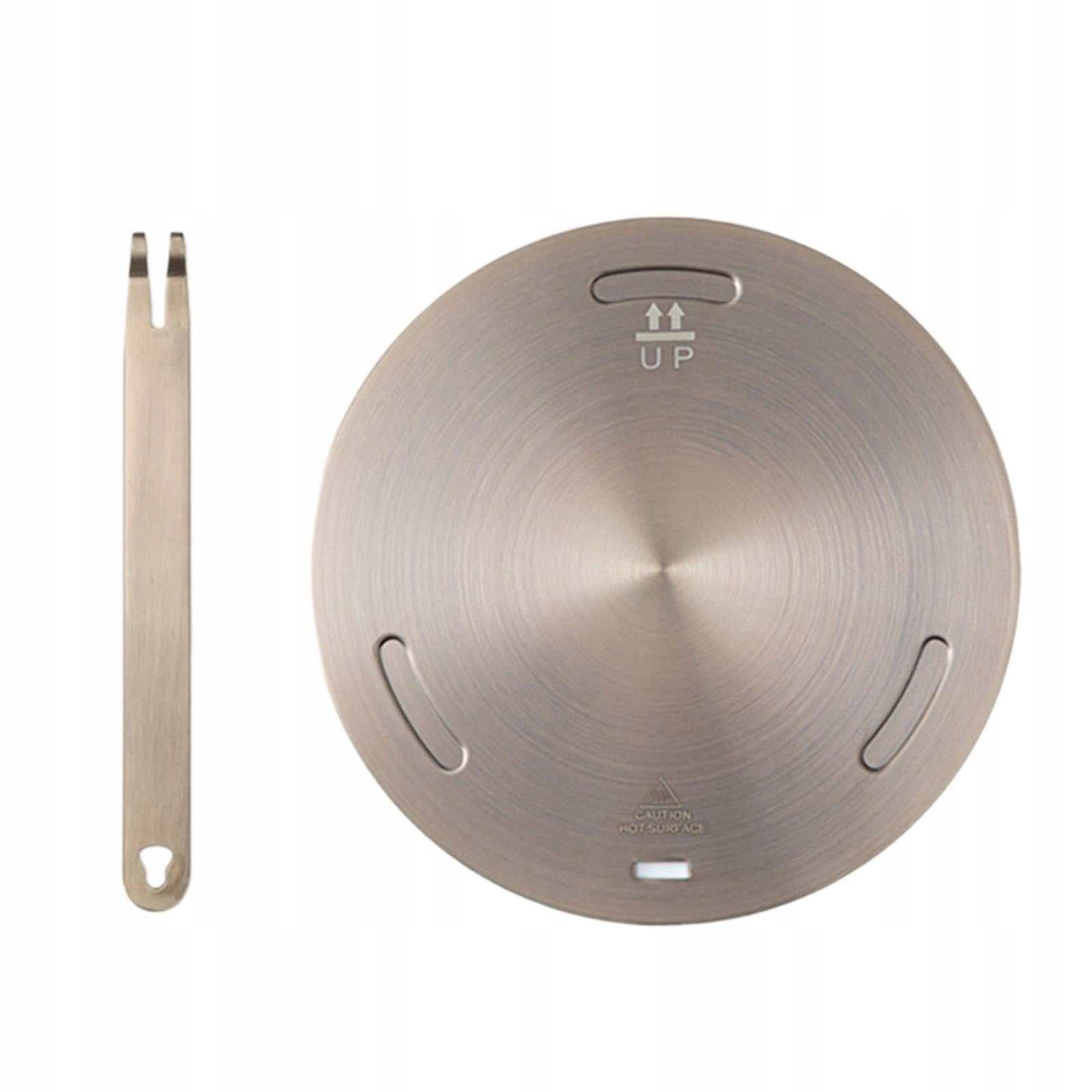 Heat Diffuser Plate Round Kitchen Gadget Stainless Steel Multipurpose 20cm