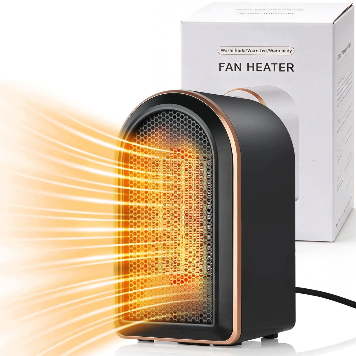 Heat Fan Electric Heater Energy Saving 1200W Heater Stove