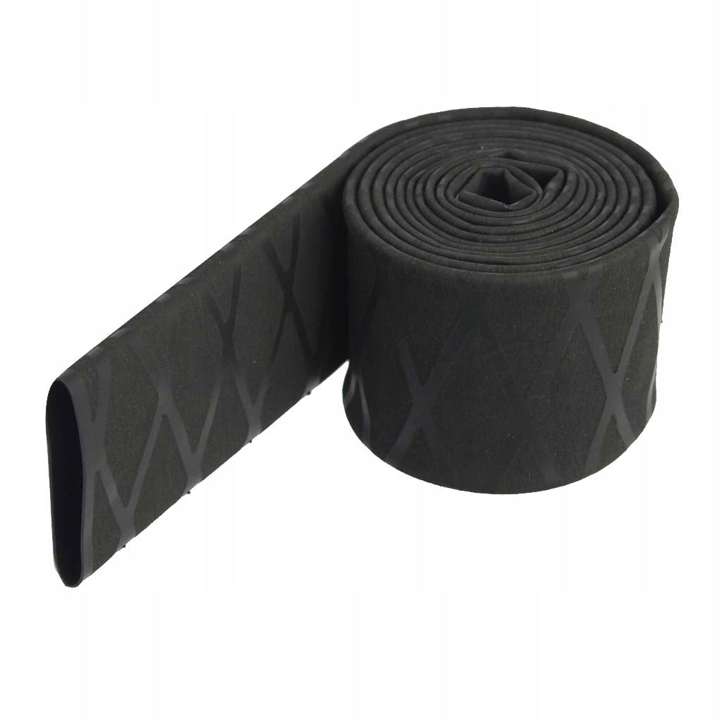 Heat Shrink Tube Tubing Fishing Rod Grips Racket Sleeving 2:1, 35mm Black