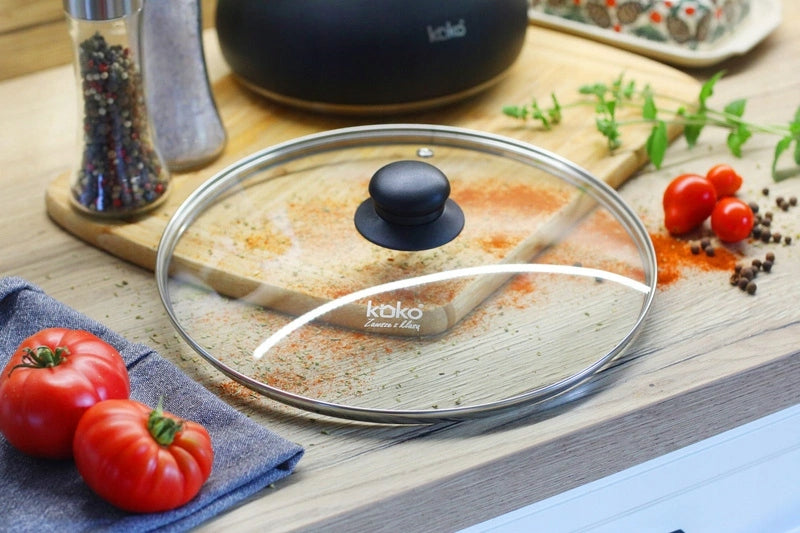 Heat-resistant glass cover 32 cm KOKO Kind lid