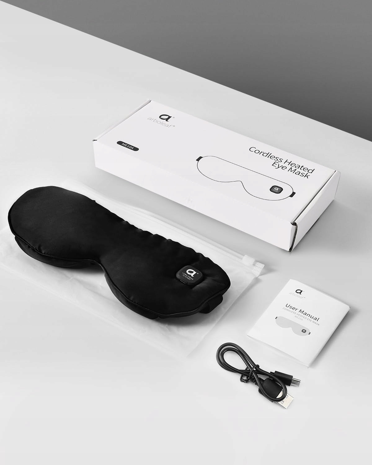 Heated Eye Mask Wireless 3 Temperature Modes Arboleaf Packaging status original