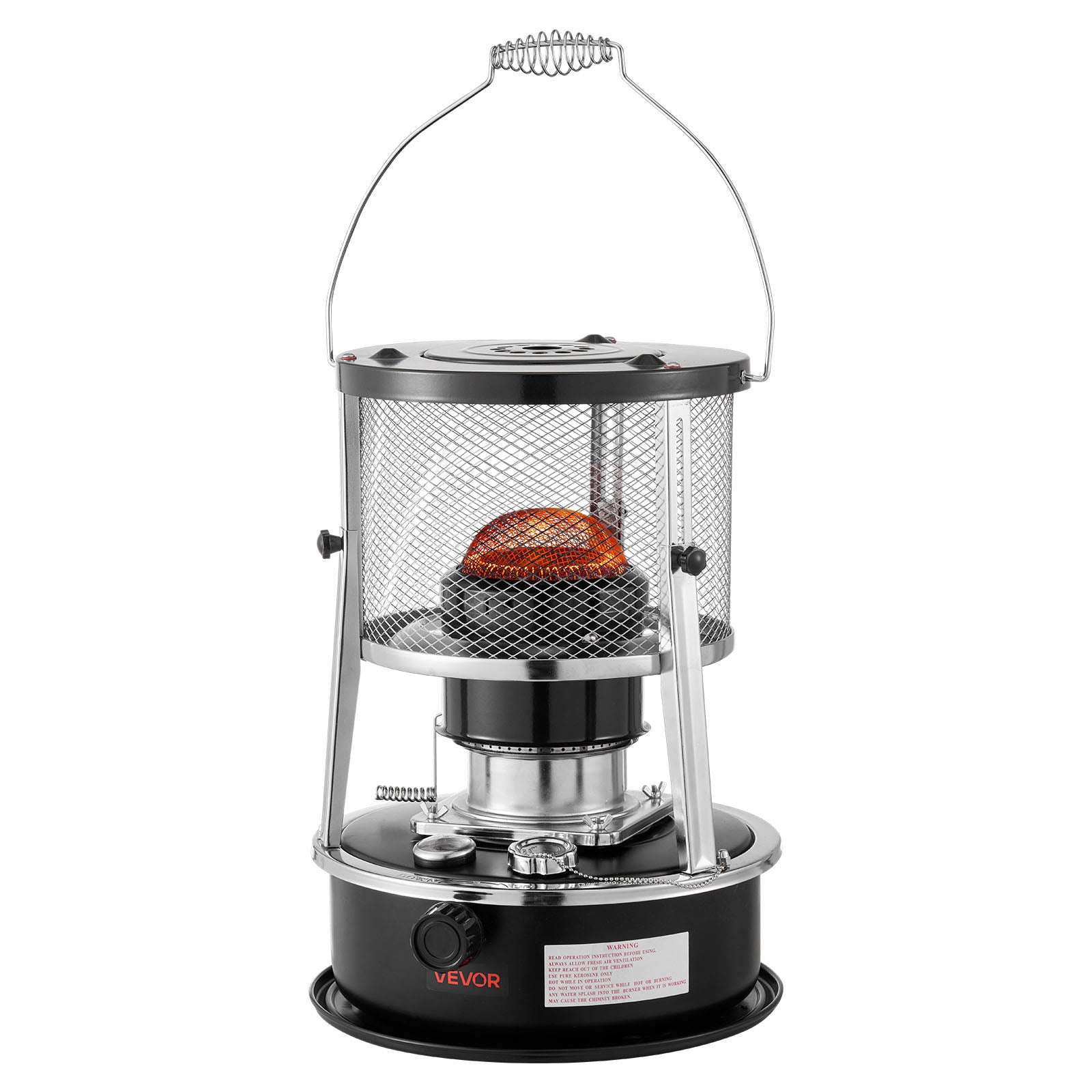 Heater 9000 BTU 19L Heating Stove 2in1 With Cooking Function For Home Brand Vevor