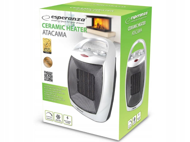 Heater Electric Fan Farelka Esperanza EHH006 Dominant color white