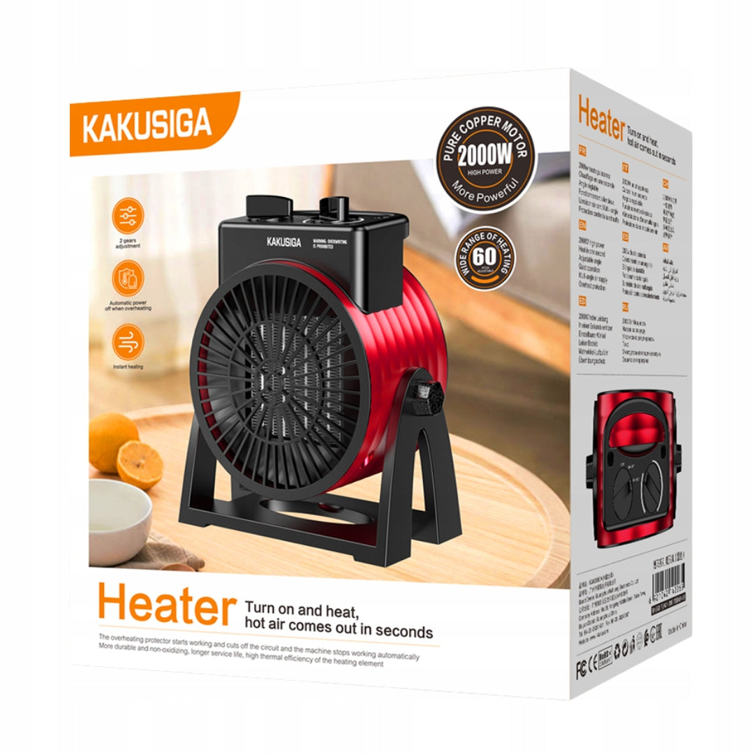 Heater Farelka Fast Heating 2000W KAKUSIGA Manufacturer code KSC-1586