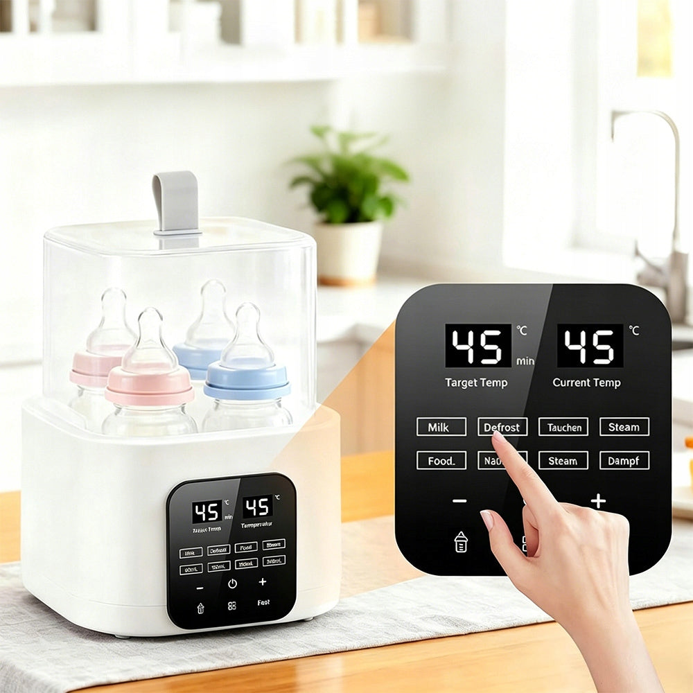 Heater and Sterilizer Milk Food Bottle Evaporator 2in1 4 Bottles Kind multifunctional
