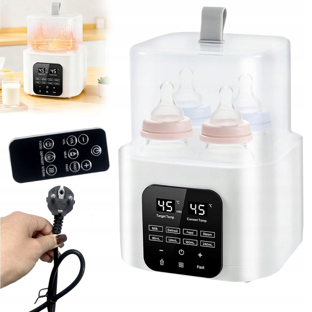 Heater and Sterilizer Milk Food Bottle Evaporator 6in1 4 Bottles Brand no brand